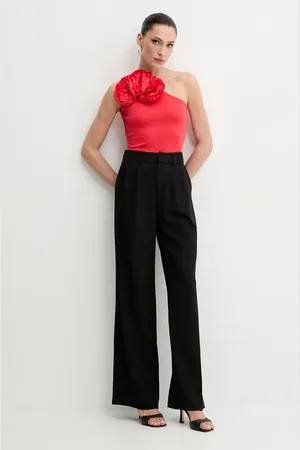 Karl Lagerfeld Bavlněné body oranžová barva, odkrytá záda, A2W17005