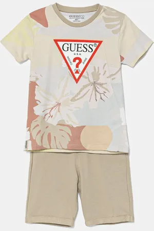 Guess Dětská bavlněná souprava barva, N5GG05 K8HM4