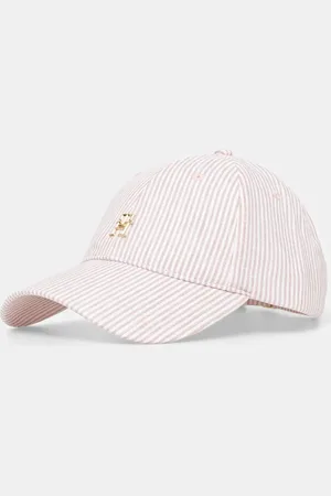 Tommy Hilfiger Lněná kšiltovka barva, AW0AW17141
