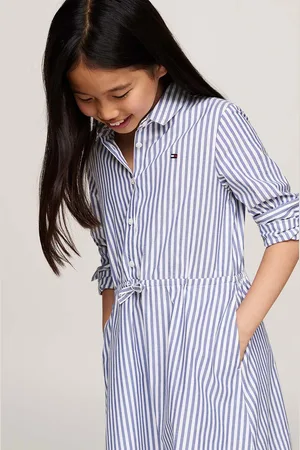 Tommy Hilfiger Dětské bavlněné šaty barva, mini, 8720637744390