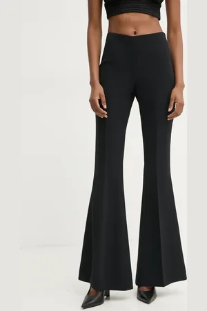 Twin-Set Kalhoty dámské, barva, zvony, high waist, 251TP2105