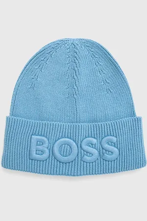 HUGO BOSS Čepice z vlněné směsi z husté pleteniny