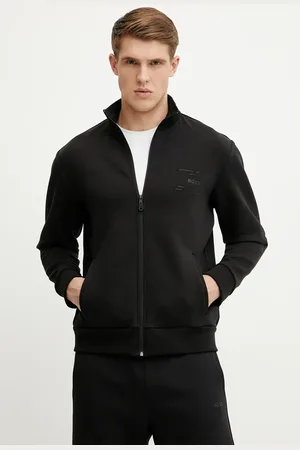 HUGO BOSS Mikina pánská, barva, s potiskem, 50530036