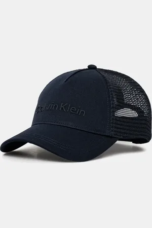 Calvin Klein Kšiltovka tmavomodrá barva, hladká, K50K513015