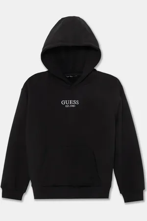 Guess Dětská bavlněná mikina barva, s kapucí, s aplikací, J4BQ31 KAV33
