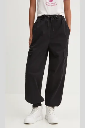 Hugo Blue Kalhoty dámské, barva, high waist, 50511288