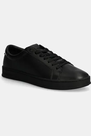Calvin Klein Kožené sneakers boty LOW TOP LACE UP barva, HM0HM01546
