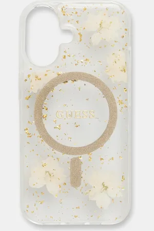 Guess Obal na telefon iPhone 16 barva, GUHMP16SRBFGFGME