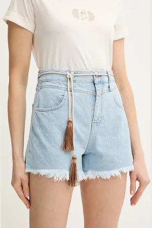 Liu Jo Džínové šortky dámské, barva, high waist, UA5152 D0244
