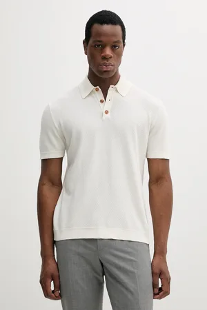 Sisley Bavlněné polo tričko pánské, barva, 1094S300M