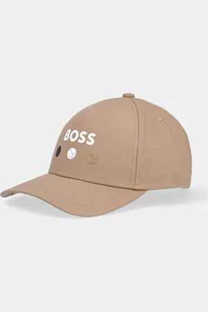 HUGO BOSS Bavlněná baseballová čepice barva, s potiskem, 50546273
