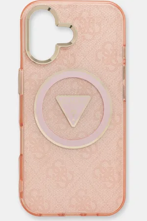 Guess Obal na telefon iPhone 16 barva, GUHMP16SHG4PRTGP