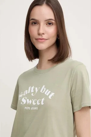 Pepe Jeans Bavlněné tričko EFFIE PL505886