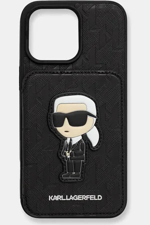 Karl Lagerfeld Obal na telefon iPhone 15 Pro Max barva, KLHCP15XSAKKNSCK