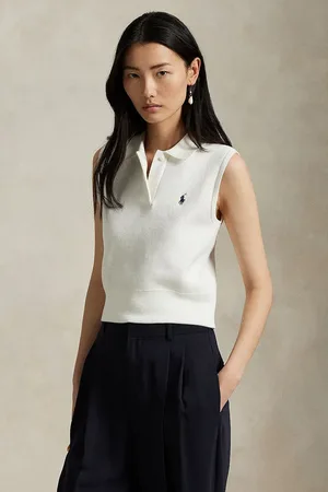 Ralph Lauren Bavlněná vesta dámská, barva, 211970666