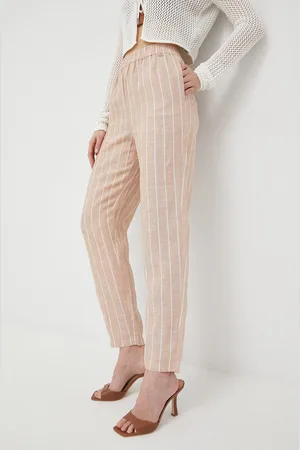 Armani Exchange Plátěné kalhoty barva