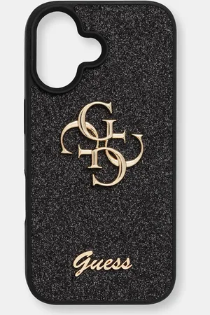Guess Obal na telefon iPhone 16 barva, GUHCP16SHG4SGK