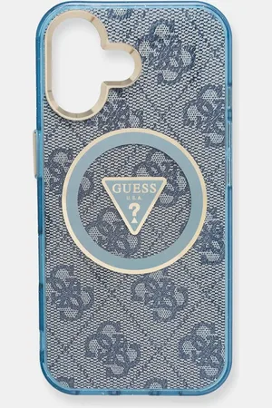 Guess Obal na telefon iPhone 16 barva, GUHMP16SHG4PRTGB