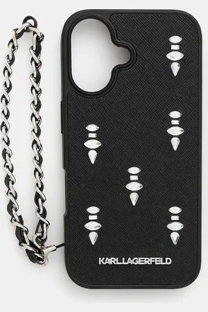 Karl Lagerfeld Obal na telefon iPhone 16 barva, KLHCP16SPSADJSK