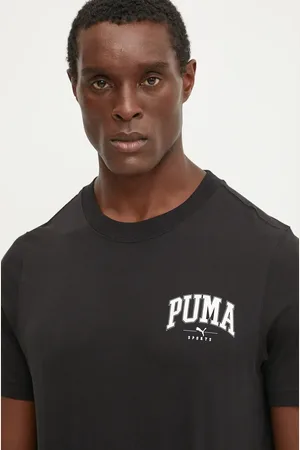 PUMA Bavlněné tričko barva, s potiskem, 681792