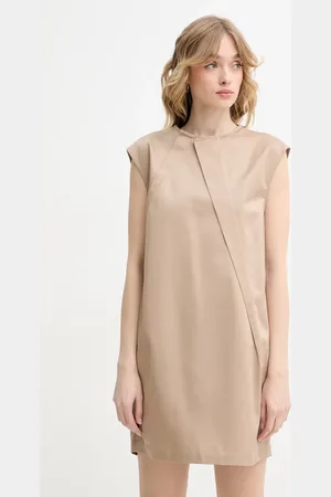 Maison Margiela Bavlněné šaty barva, mini, S52DA0056.M35368
