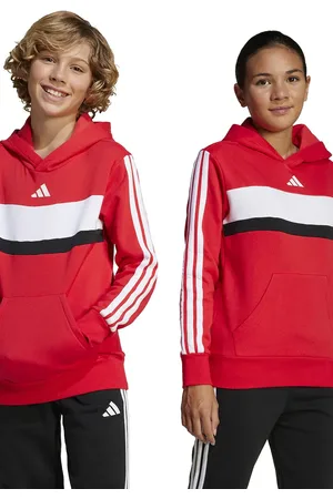 adidas Dětská mikina barva, s kapucí, vzorovaná, JI6212