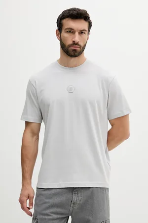 HUGO BOSS Bavlněné tričko pánské, barva, s aplikací, 50544316