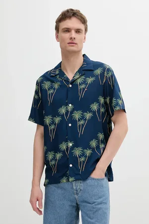 Tommy Hilfiger Košile pánská, tmavomodrá barva, regular, s klasickým límcem, MW0MW38580