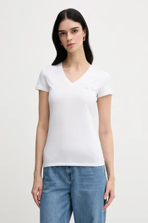Armani Exchange Bavlněné tričko dámské, barva, XW000521 AF10359