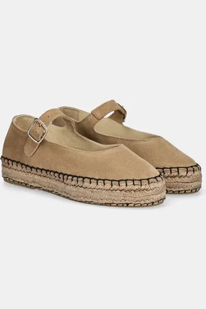 ANSWEAR Semišové espadrilky barva, na platformě