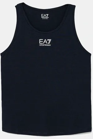 EA7 Dětský top tmavomodrá barva, 7G000110 AF12509
