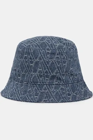 Armani Exchange Džínový klobouk tmavomodrá barva, XW000892 AF13469