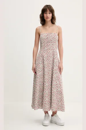 Abercrombie & Fitch Šaty barva, midi, KI159-5481