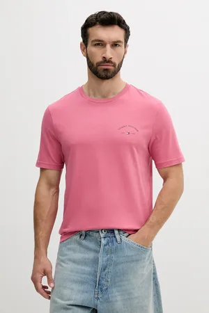 Tommy Hilfiger Bavlněné tričko pánské, barva, s potiskem, MW0MW39352