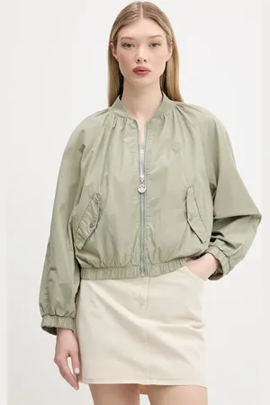 Hugo Blue Bavlněná bomber bunda barva, přechodná, 50536970