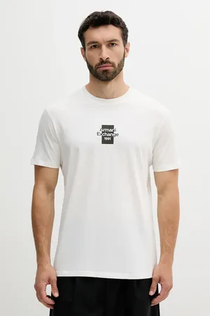 Armani Exchange Bavlněné tričko pánské, barva, s potiskem, XM000767 AF12308