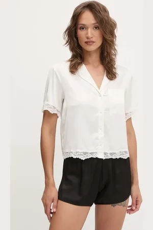 Abercrombie & Fitch Pyžamová košile dámská, barva, KI146-5053