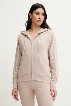 HUGO BOSS Mikina dámská, barva, s kapucí, hladká, 50540064