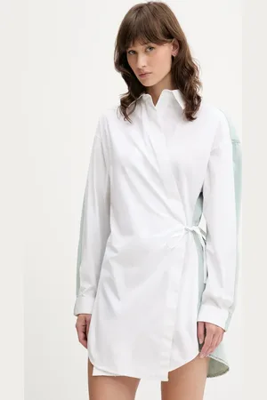 Diesel Bavlněné šaty D-ELPHI-DEN DRESS barva, mini, A17387.0CBCP
