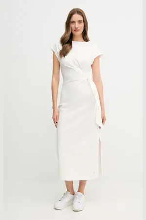 Tommy Hilfiger Bavlněné šaty barva, maxi, WW0WW45159