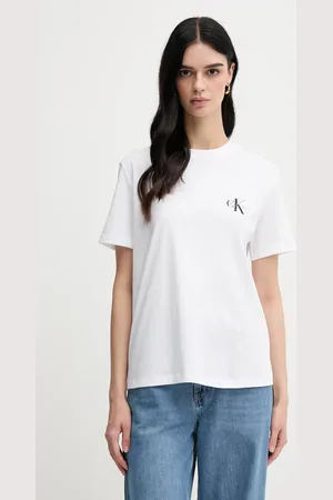 Calvin Klein Bavlněné tričko dámské, barva, LV047C905G