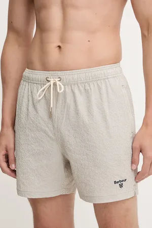 Barbour Plavkové šortky žlutá barva