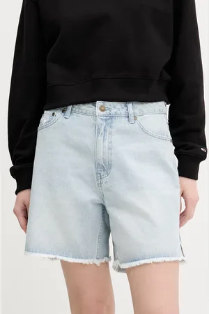 Karl Kani Džínové šortky dámské, barva, high waist, 6110098