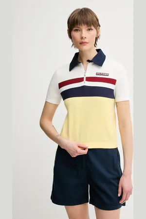 Tommy Hilfiger Bavlněné polo tričko SAILING dámské, barva, WW0WW45597