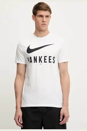 Nike Bavlněné tričko New York Yankees pánské, barva, s potiskem, N199-10A-NK-PA7