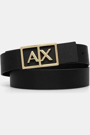 Armani Exchange Oboustranný kožený pásek dámský, barva, XW000966 AF13953
