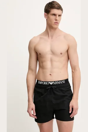 Emporio Armani Plavkové šortky barva, EM000686 AF12329