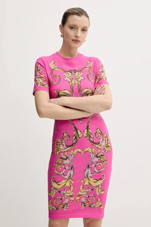 VERSACE Šaty barva, mini, přiléhavé, 78HAO9P9 JS466