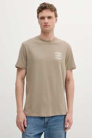 Armani Exchange Bavlněné tričko pánské, barva, s potiskem, XM000550 AF10362