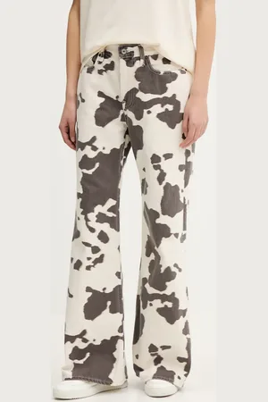 Abercrombie & Fitch Bavlněné džíny dámské, medium waist, KI155-5526